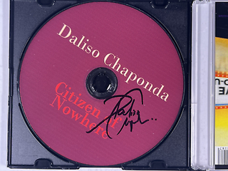 Daliso Chaponda Signed CD Original Citizen Of Nowhere